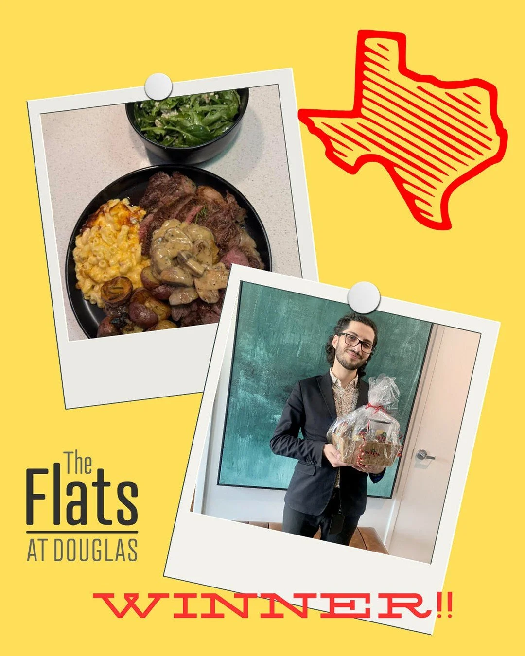 🏆️WIN IT WEDNESDAY WINNER! 🏆️
Andddd WINNER of the Texas Roadhouse gift basket and dinner for 2 is...Hamzah! Your ribeye steak dinner and sides had us all drooling. 😋

Enjoy your winnings, and thank you @texasroadhouse for the generous donation! C