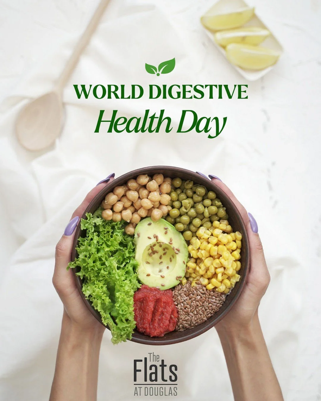 🌿Happy World Digestive Health Day! 🌿
Your gut does a lot more than just digest food-it helps support your energy, mood, immune system, and overall wellness!

Today is a great reminder to:
🥗Eat balanced meals
💧Stay hydrated
🏃Get moving

👇️What's