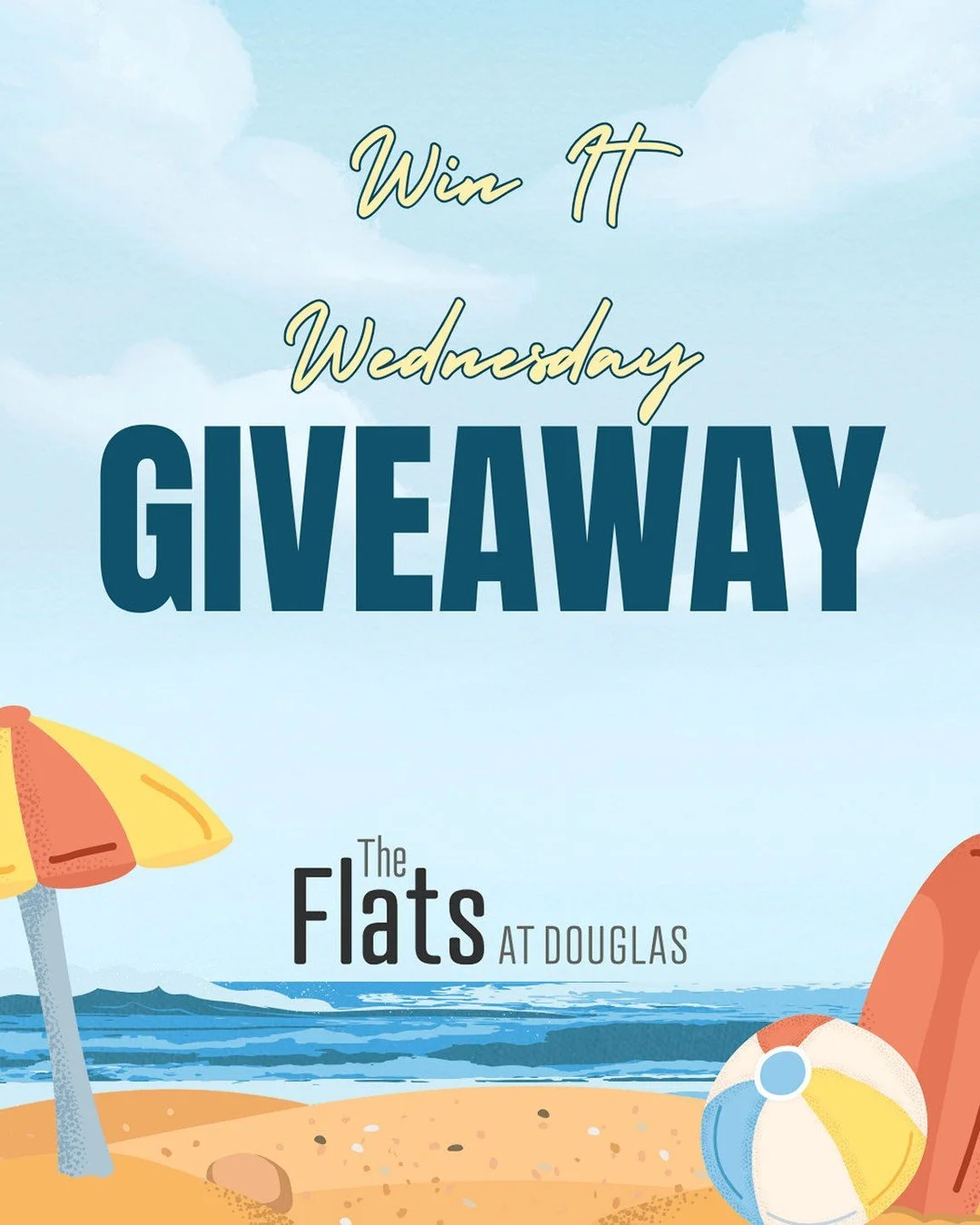Hello, Residents! We are gearing up for a great #WinItWednesday! We will be giving away a summer essentials basket with sunscreen, water bottles, and other fun items! Drop your favorite summer song thats on rotation in the comments to be entered to w