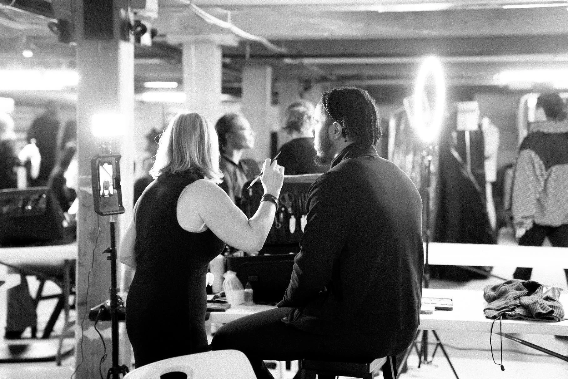 corporate event behind the scenes