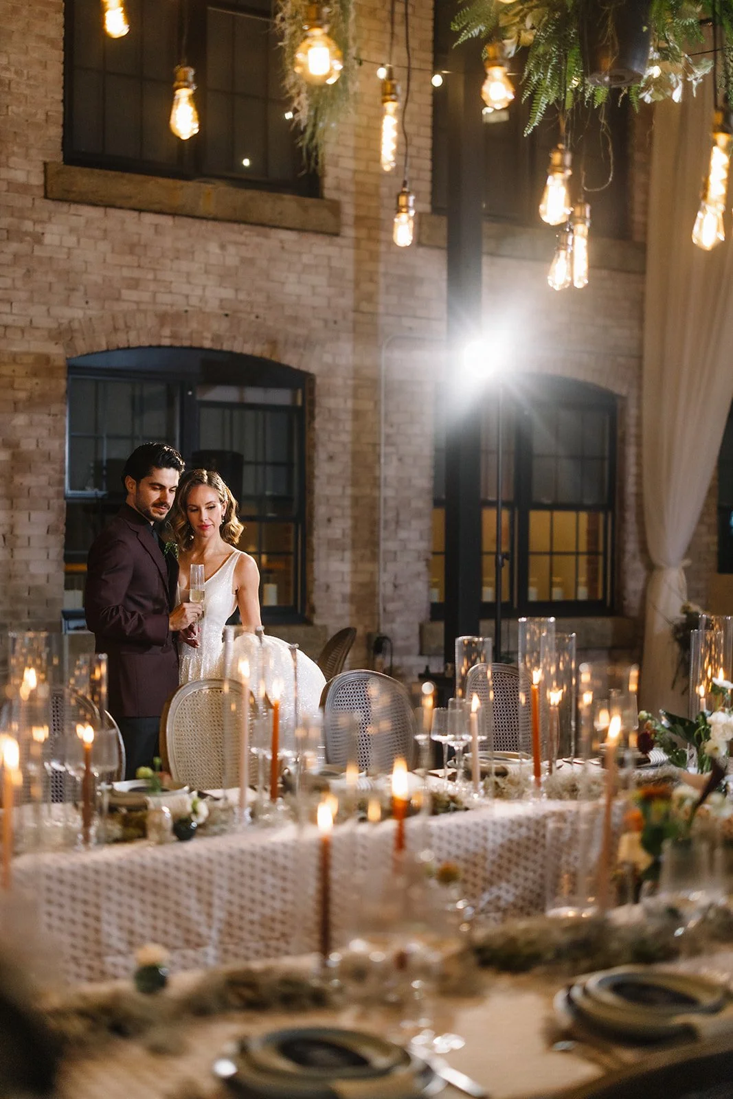 Moody Taper Candles at The Venues