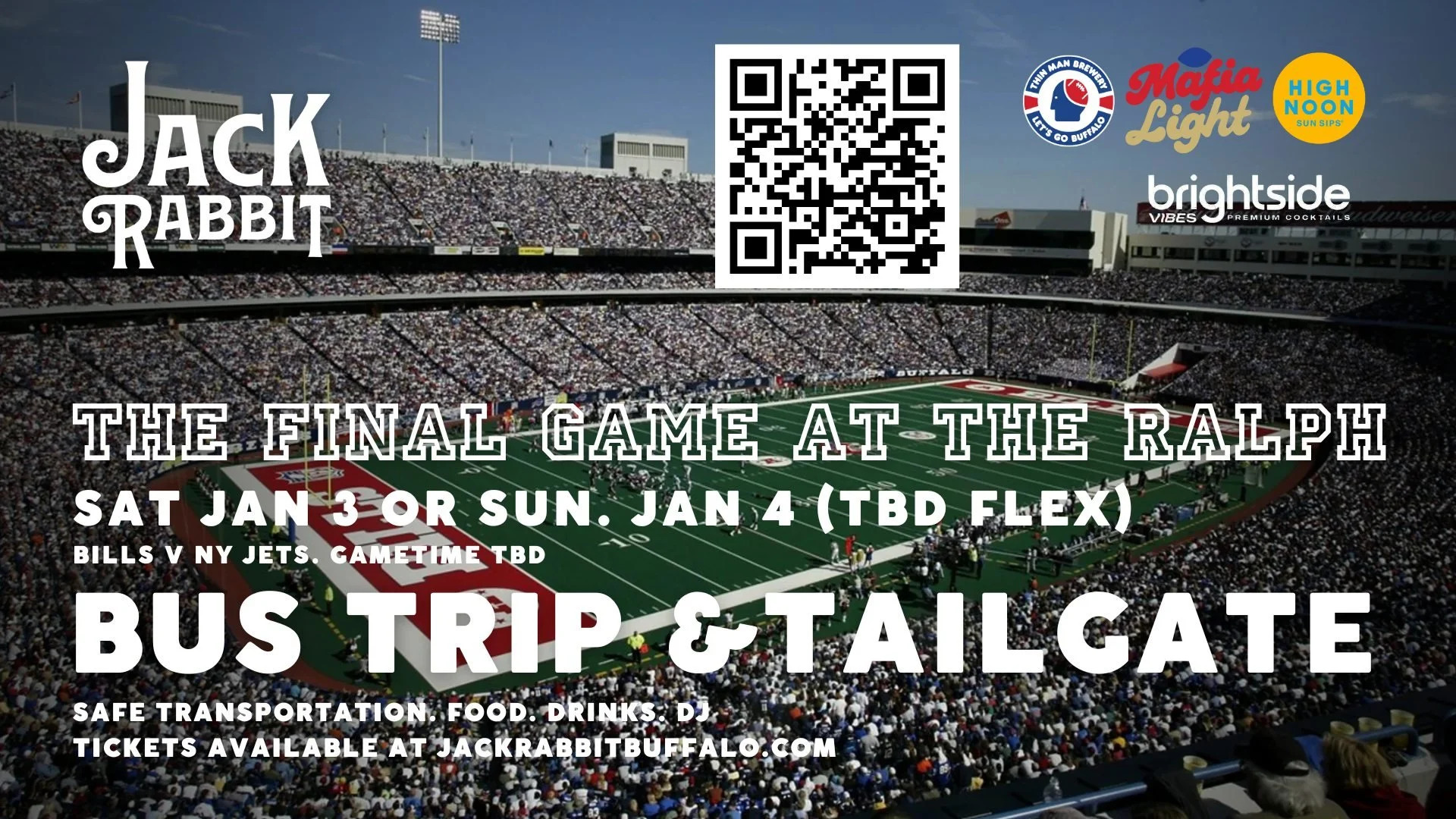 Final Game at the Ralph Bus Trip and Tailgate Party