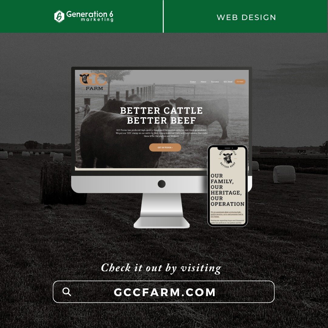 The GCC Farm website is officially live!

With a user-friendly website + brand/ logo refresh, this new site now allows viewers to connect with GCC Farms directly online, learn their story, and see what they offer cattlemen and consumers. 

Visit thei