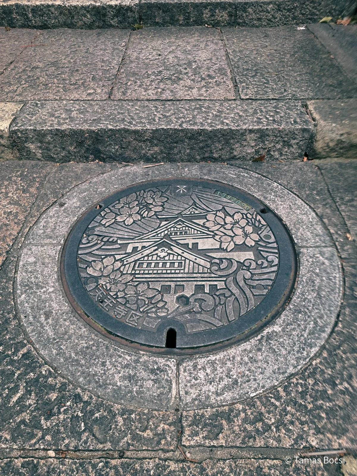 Sewer cover in Osaka