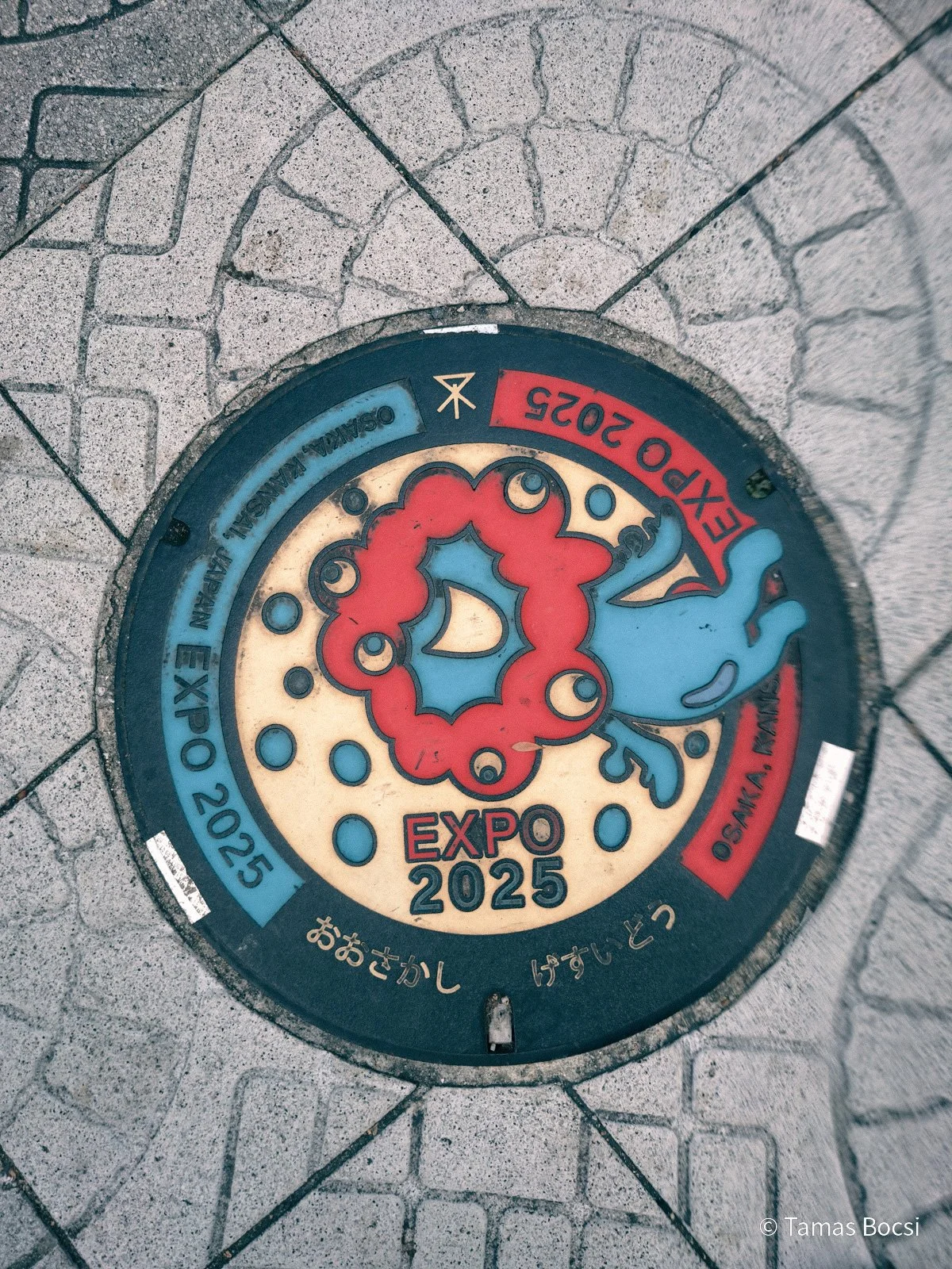 Sewer cover in Osaka
