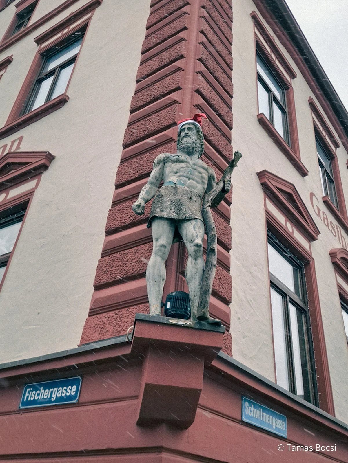 Wilder Mann in Fisher Quarter in Ulm