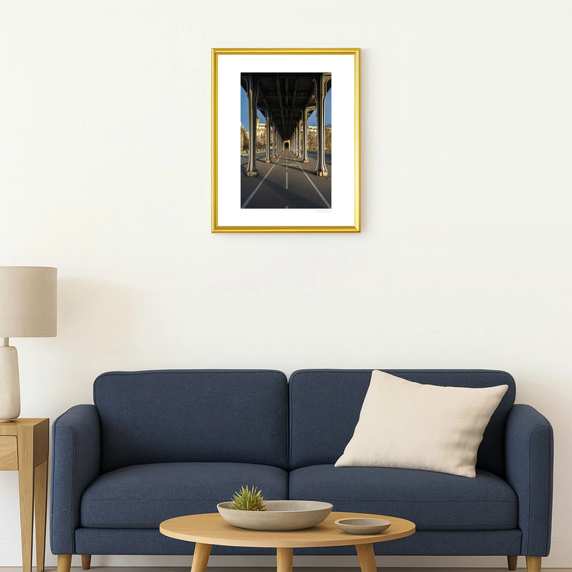 Paris Bir Hakeim Bridge - Living Room