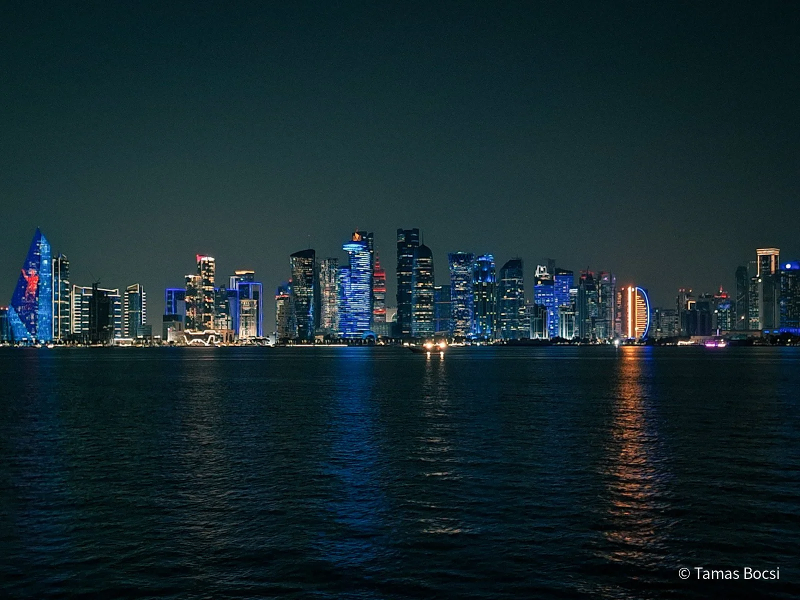 Doha Skyline - at night
