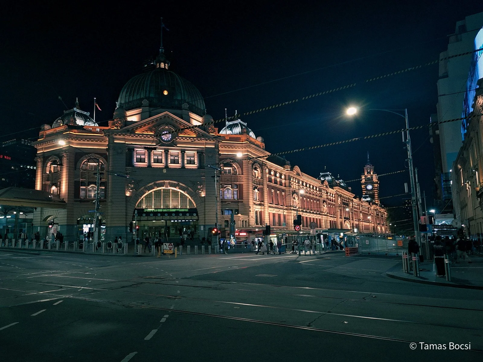 Flinders Street Station - at night