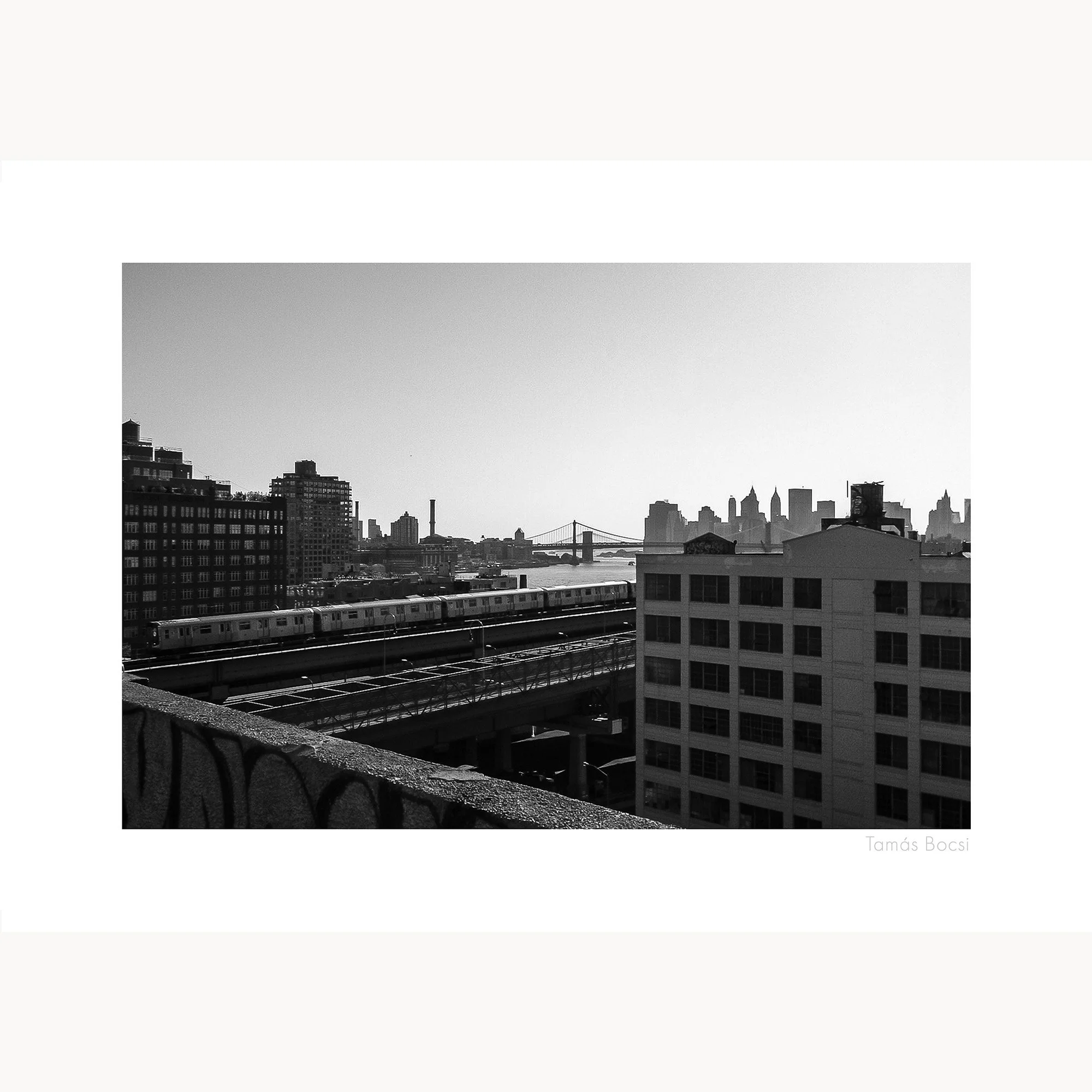 NYC - Subway Skyline - Poster