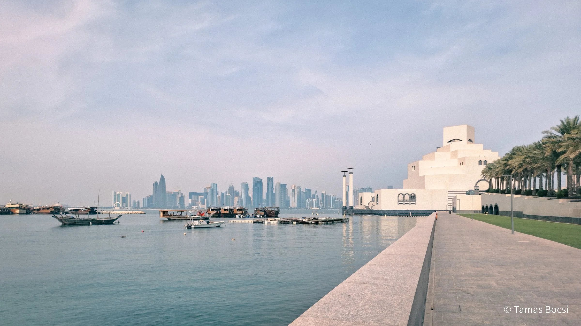 Museum of Islamic Art and Skyline of Doha