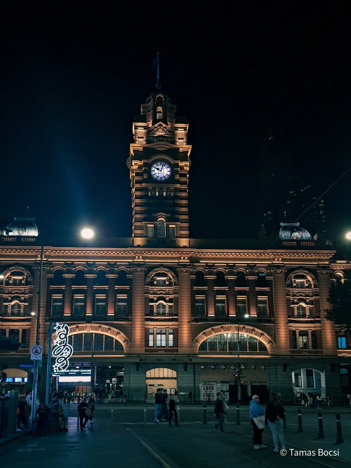 Flinders Street Station - at night
