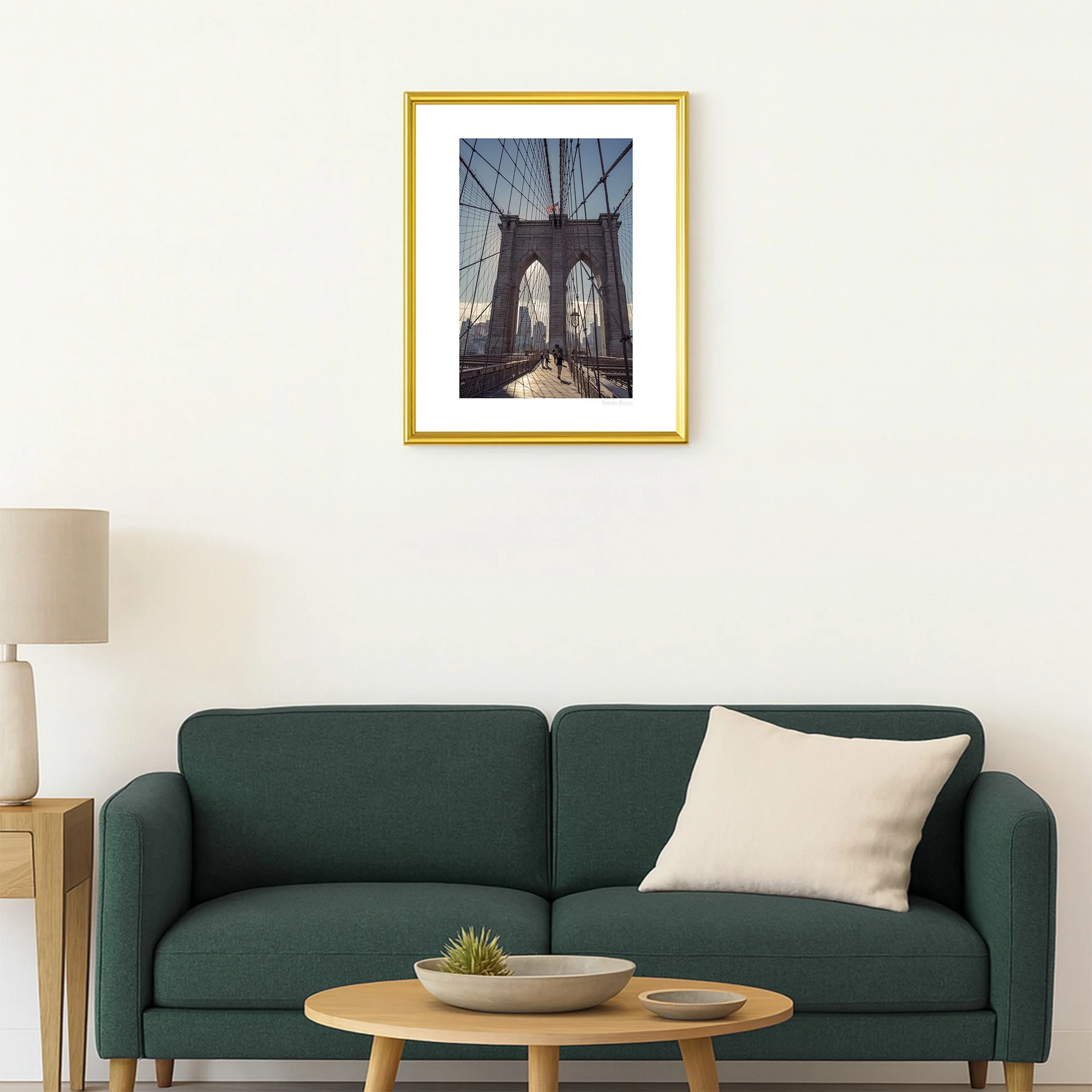 NYC Brooklyn Bridge - Living Room