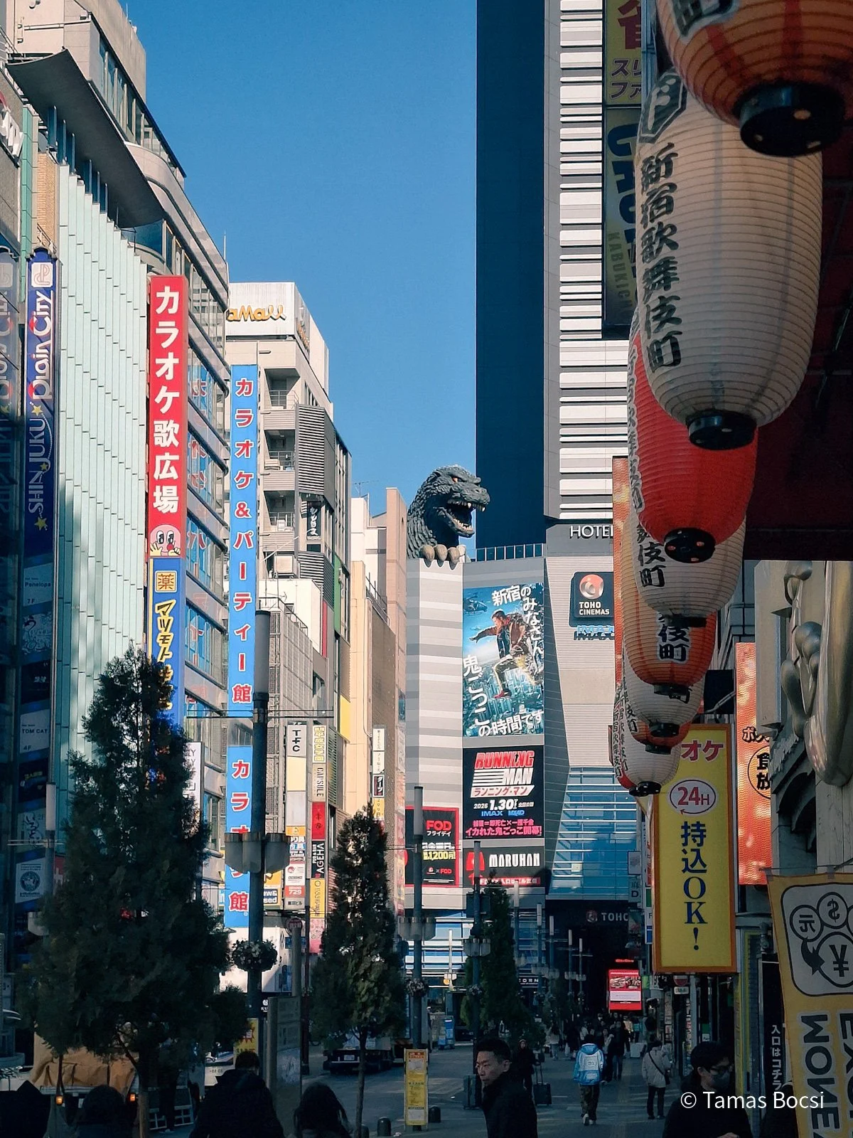 Godzilla Head in Shinjuku