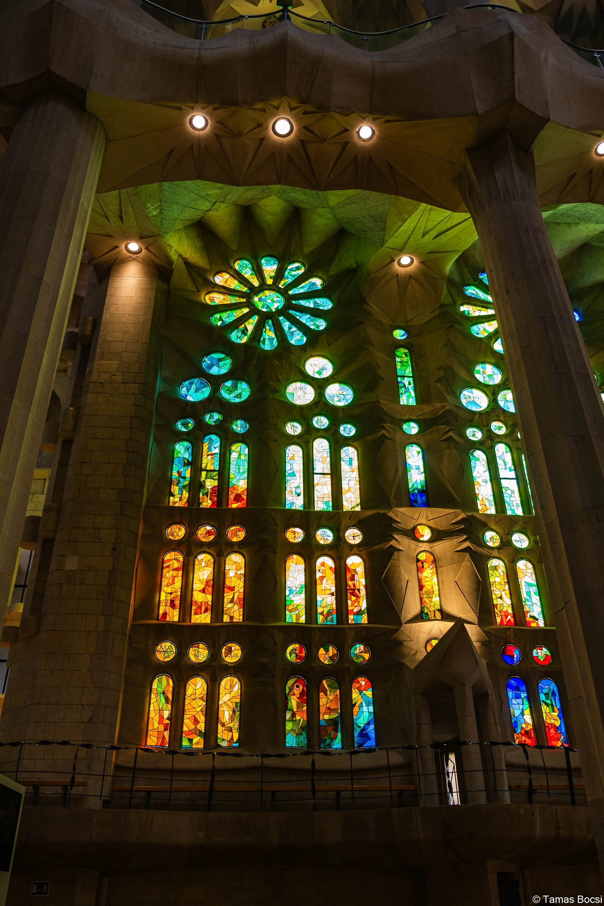 Fenster der Sagrada Familia