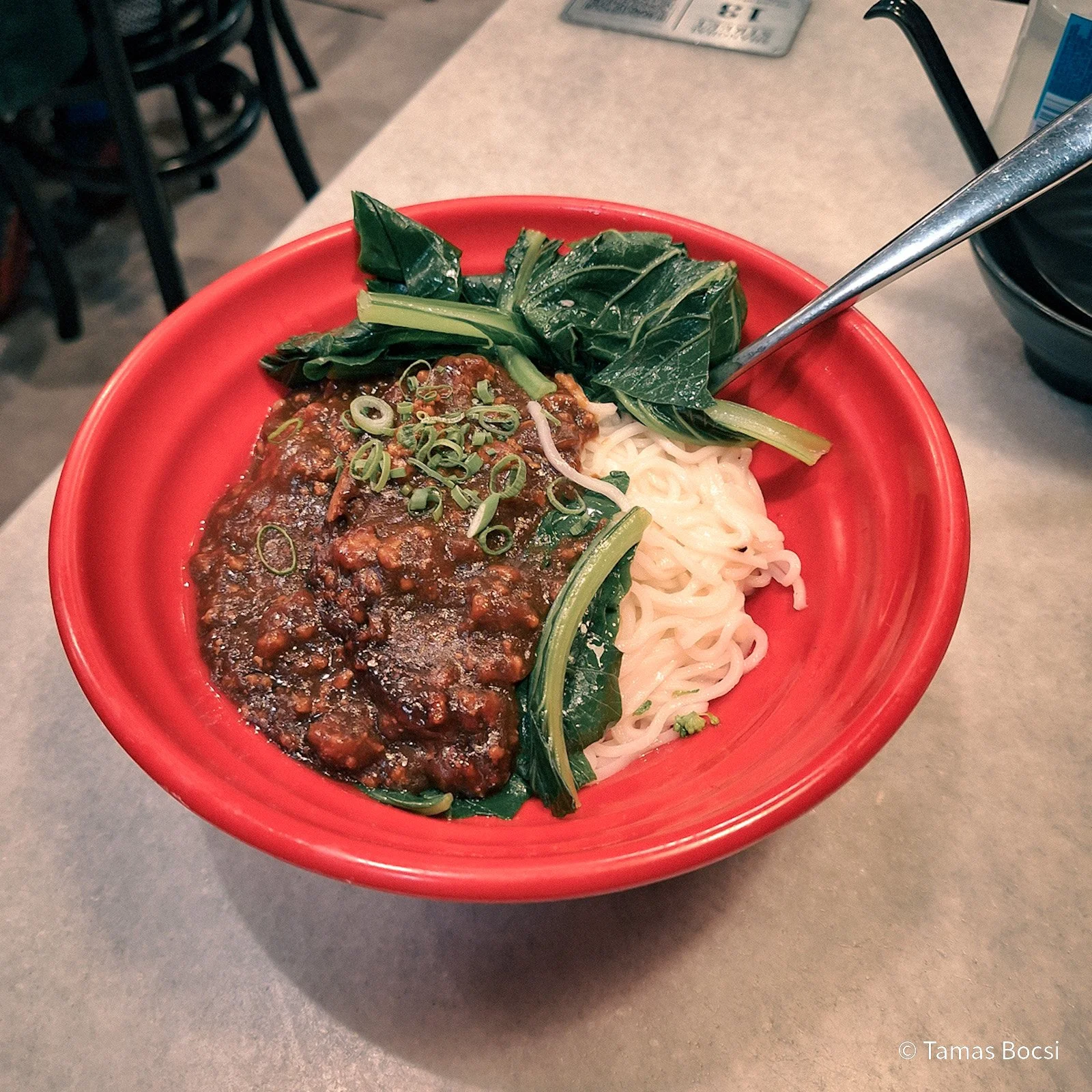Minced meat with Noodles