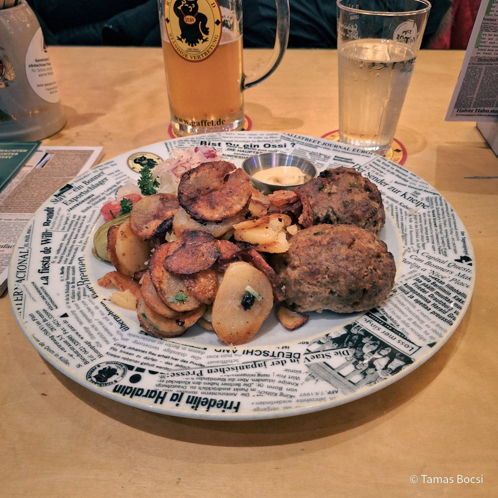 Meat balls and Bratkartoffel