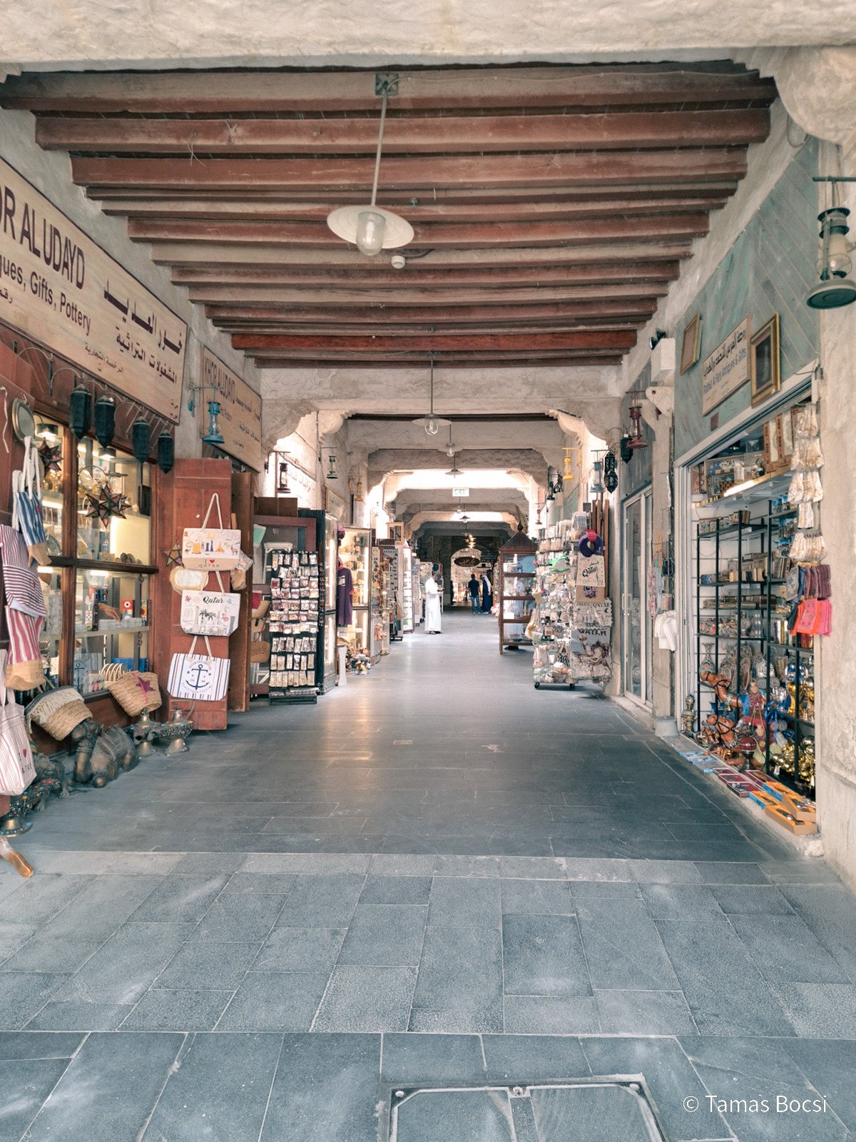 Hallway in Souq Waqif in Doha
