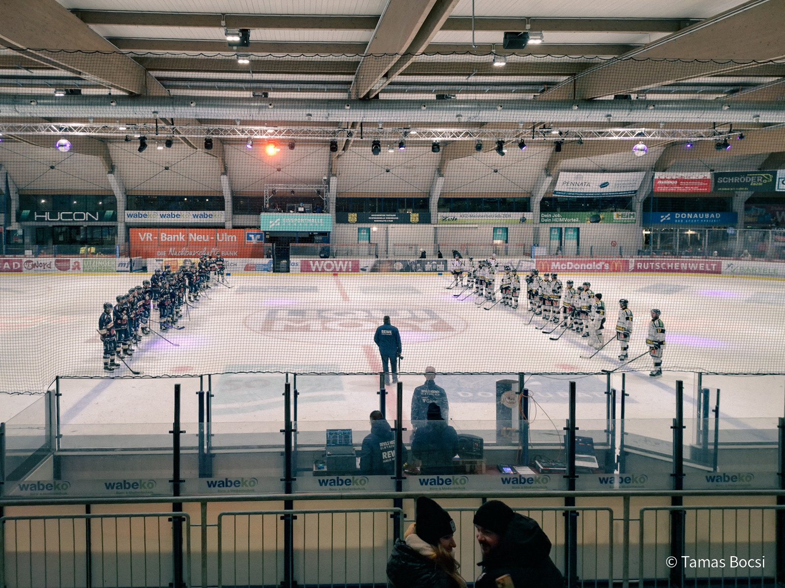 Ice Hockey game between Ulm Devils & Schongau Mammuts