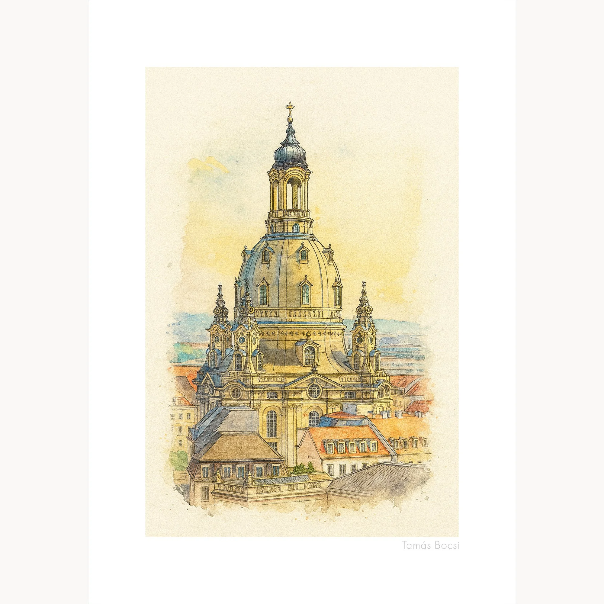 Frauenkirche Dresden - Watercolour Heritage Edition