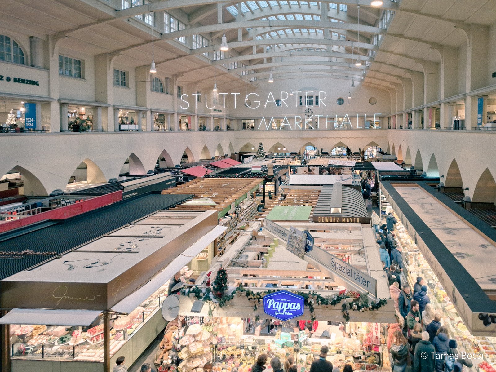 Interior of Markthalle Stuttgart