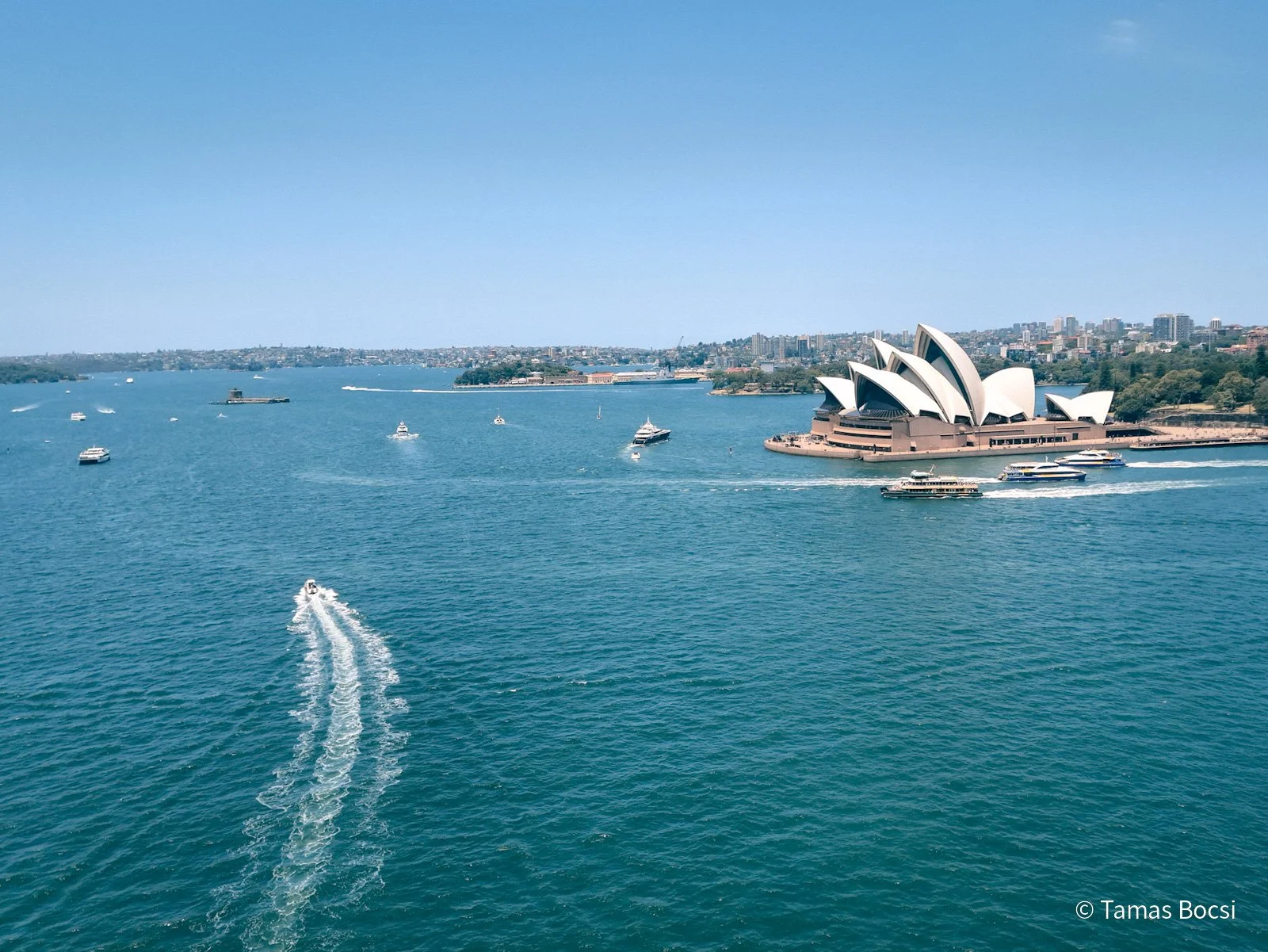 Sydney Opera from Harbour Bridge
