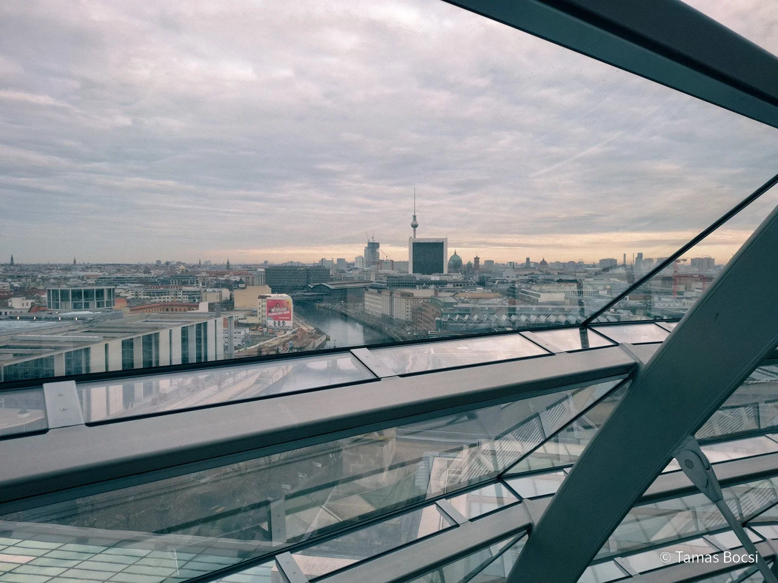 View over Berlin from the Dome on Reichstag
