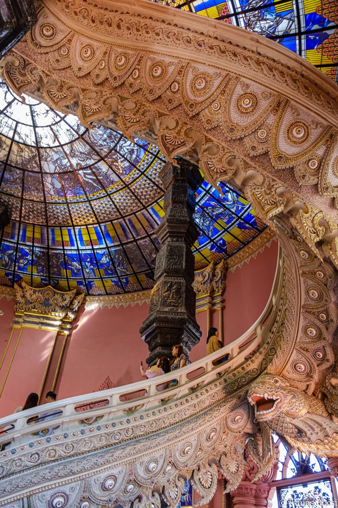 Staircase in Erawan Museum
