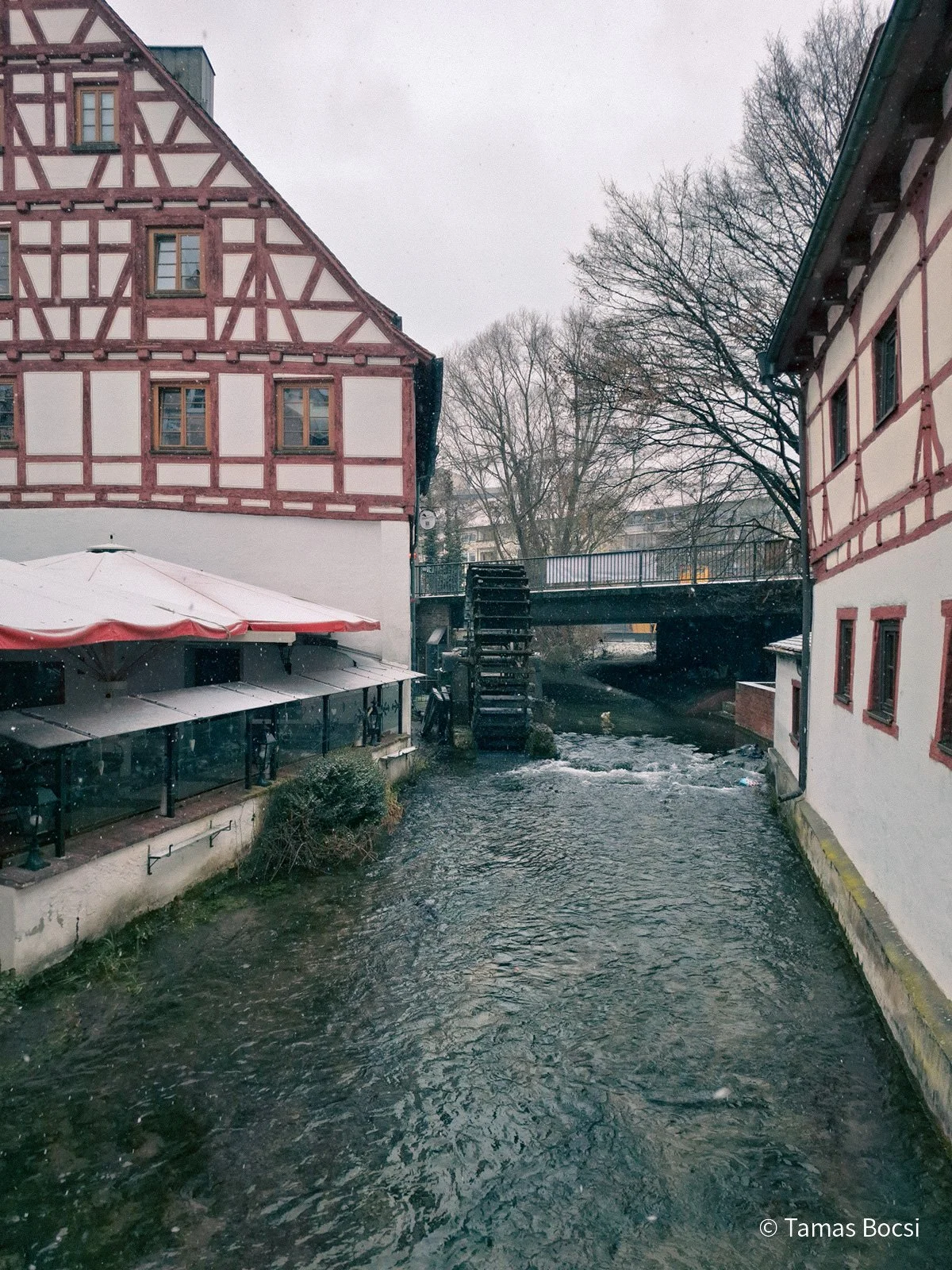 Stream in Fisher Quarter in Ulm
