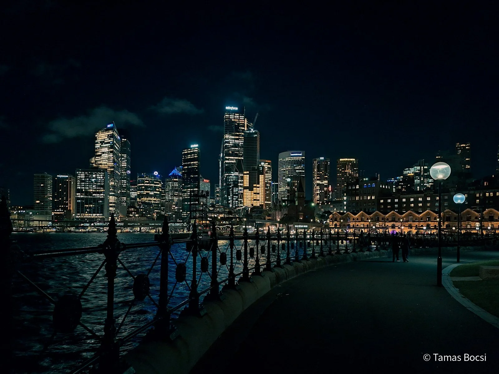 Circular Quay Wharf - at night