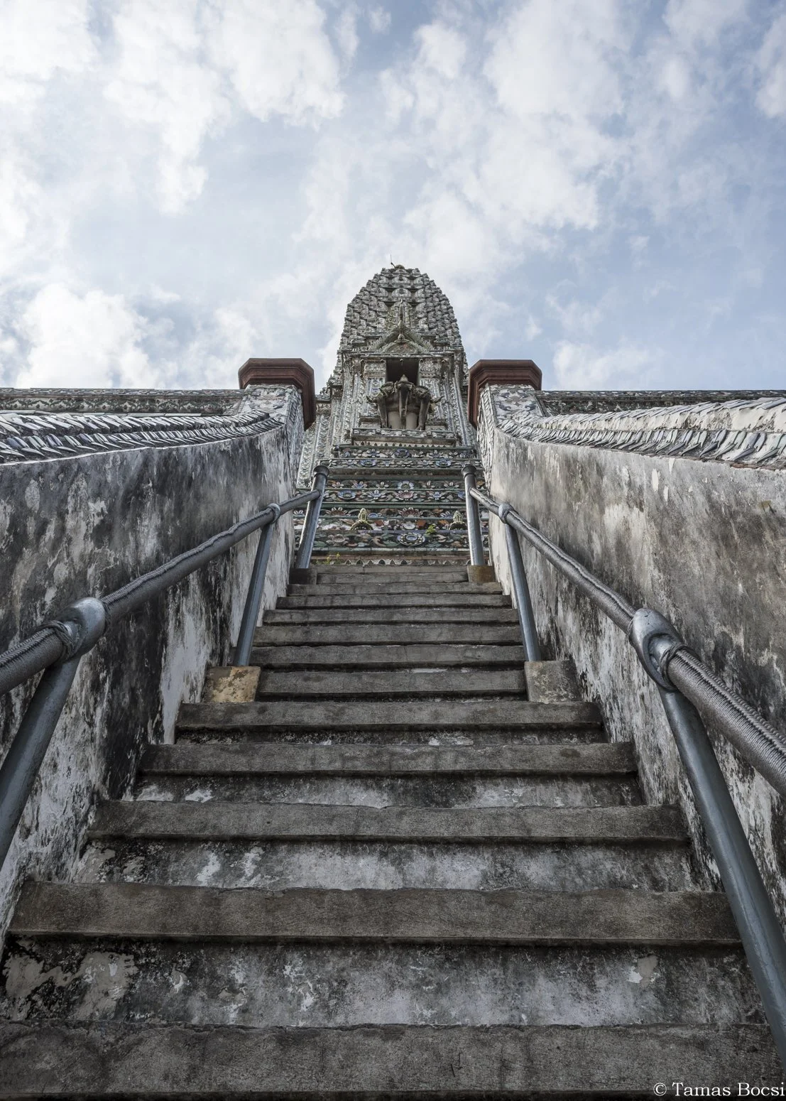 Stairs at Stupa in Wat Arun