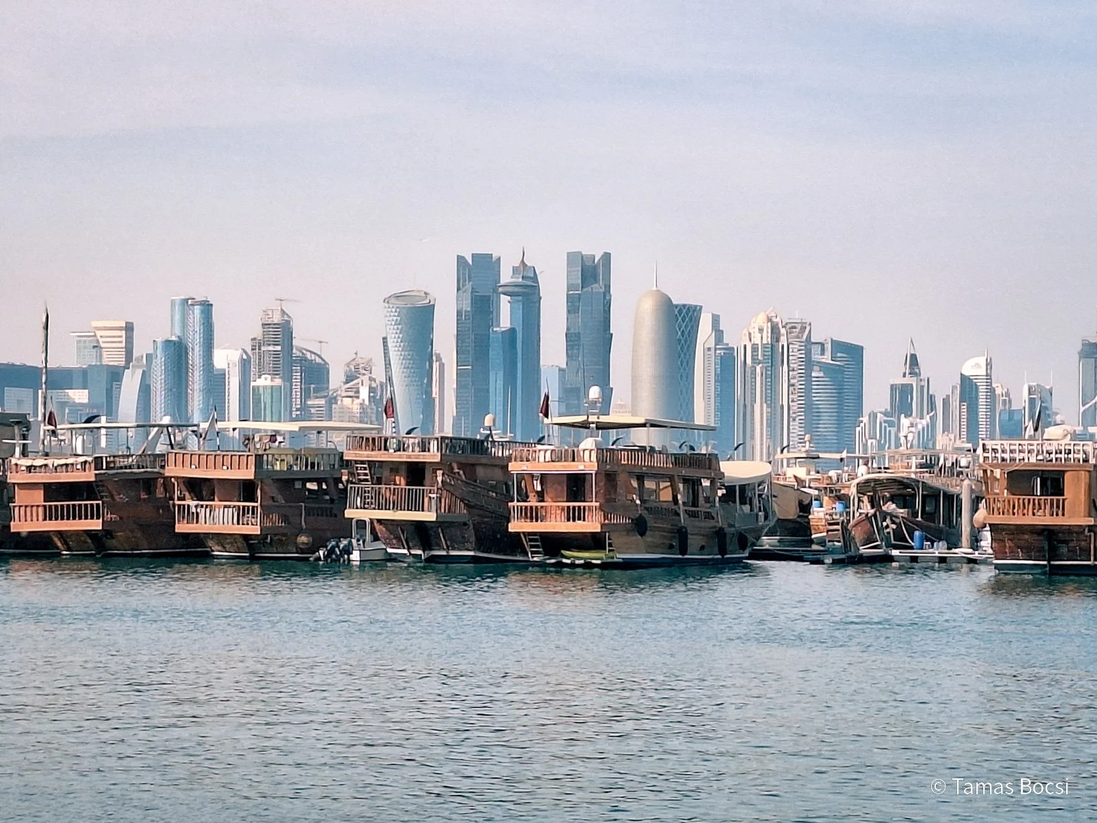 Boats & Skyline of Doha