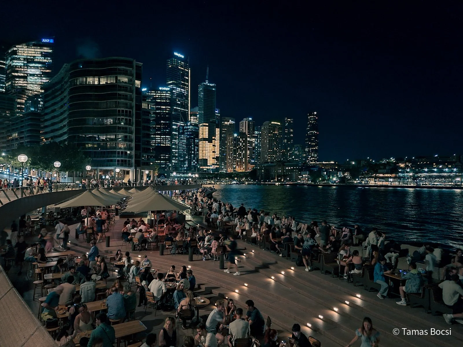 Circular Quay Wharf - at night
