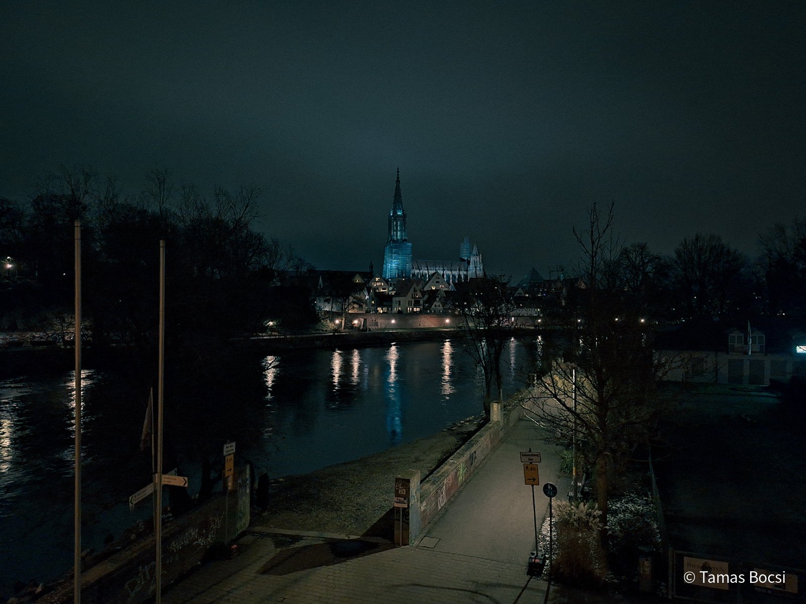 View of Ulm Minster - at night