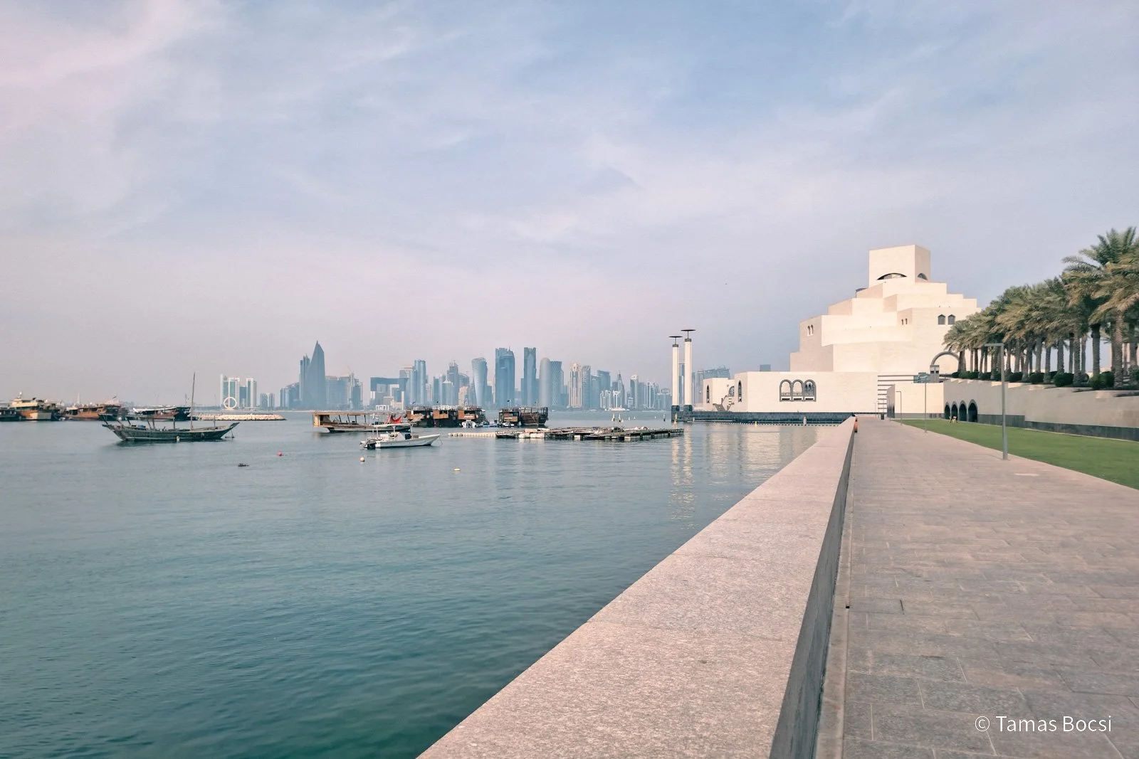 Museum of Islamic Art and Skyline of Doha