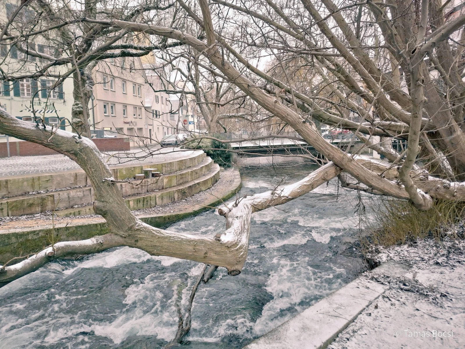 Stream in Fisher Quarter in Ulm