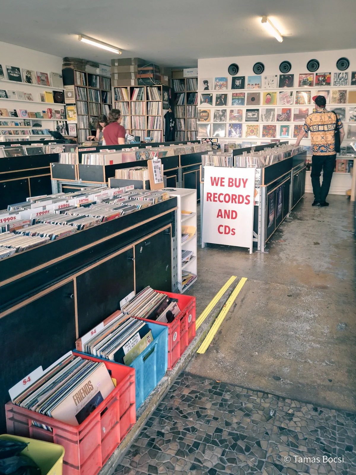 Record store in Newtown