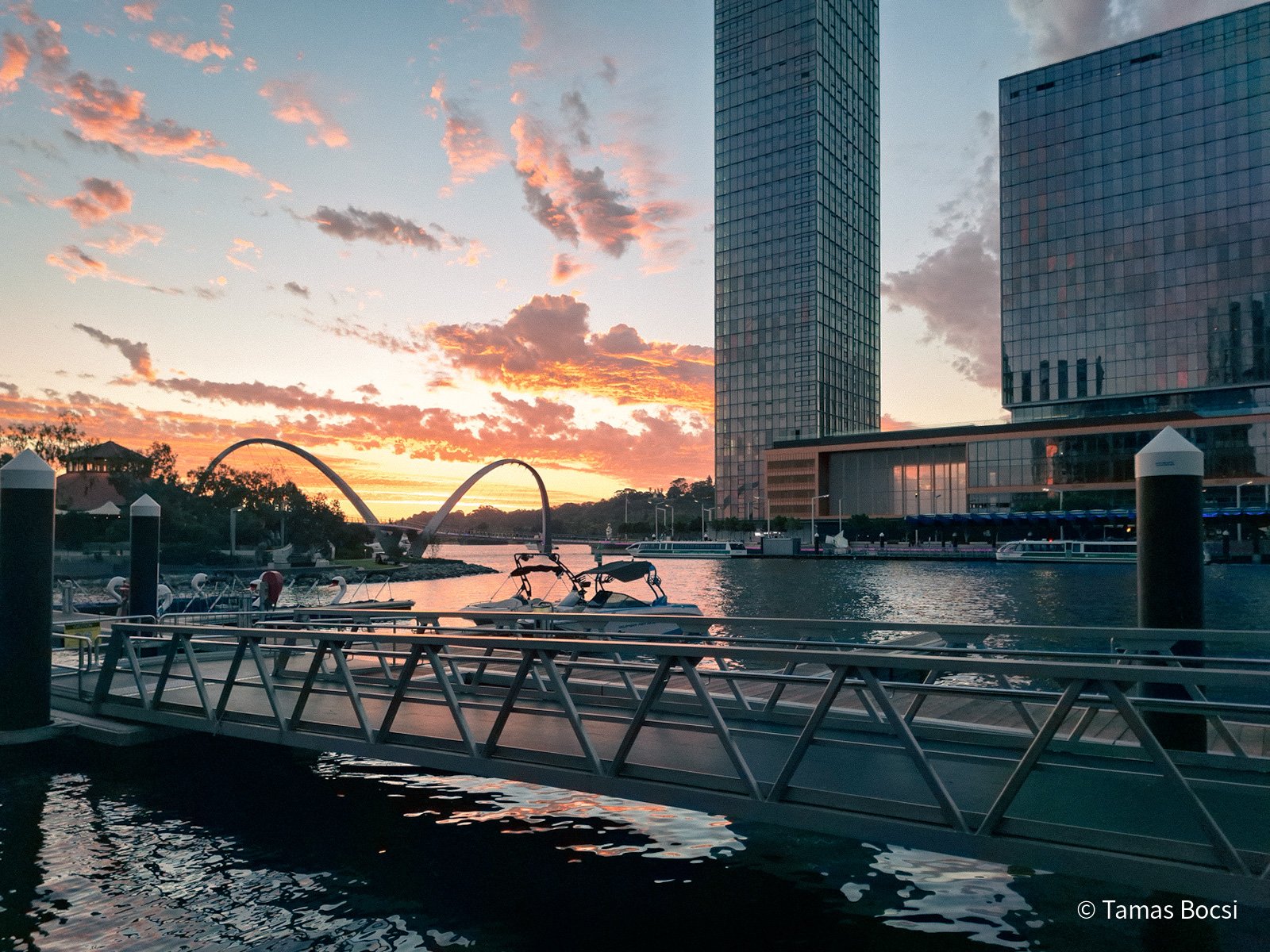 Elizabeth Quay - at sunset