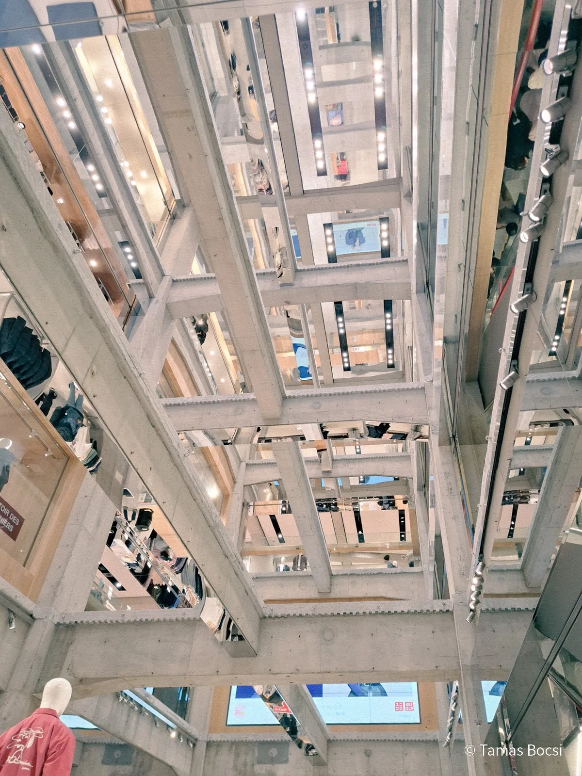 Entrance of Uniqlo Flagship Store in Ginza