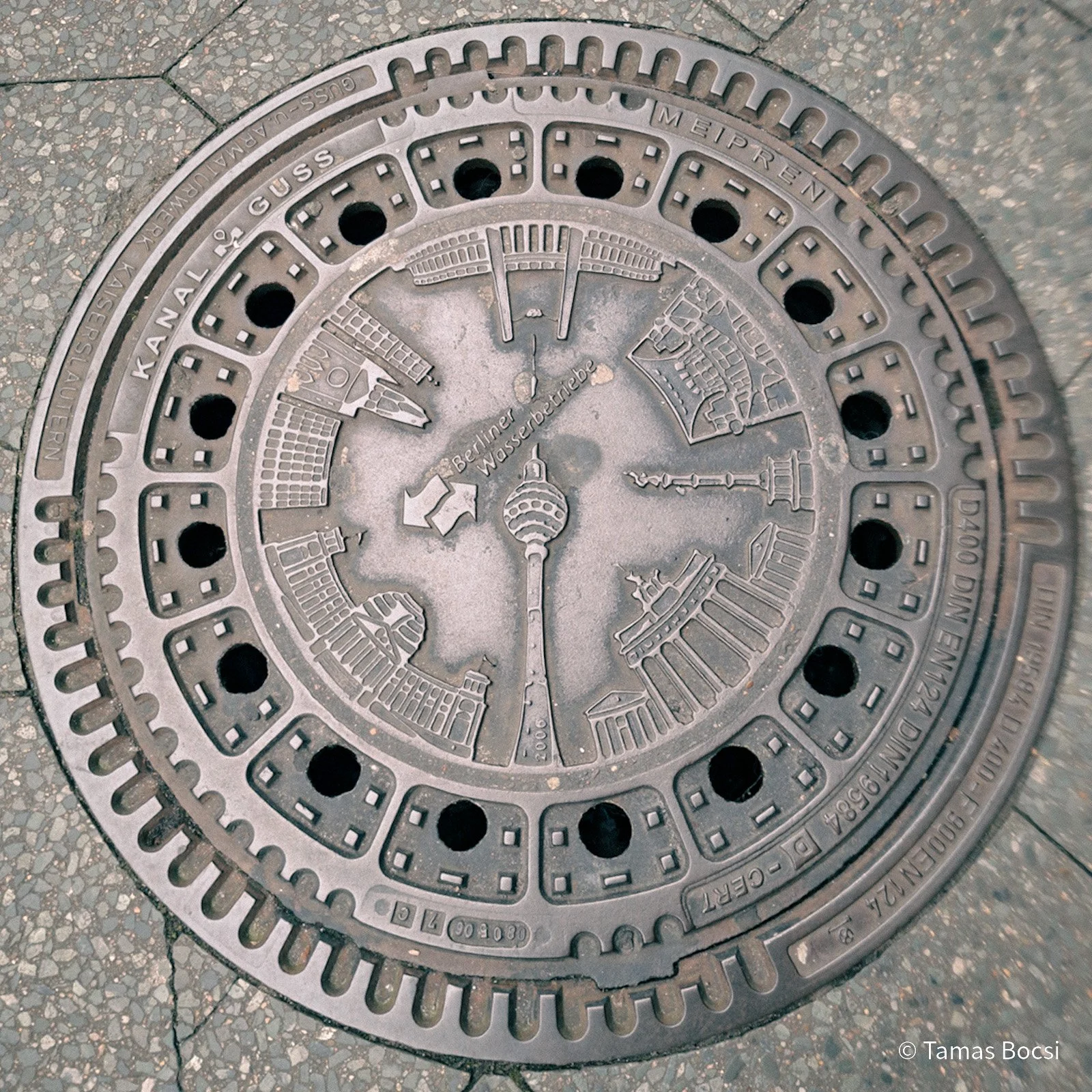 Sewer cover in Berlin