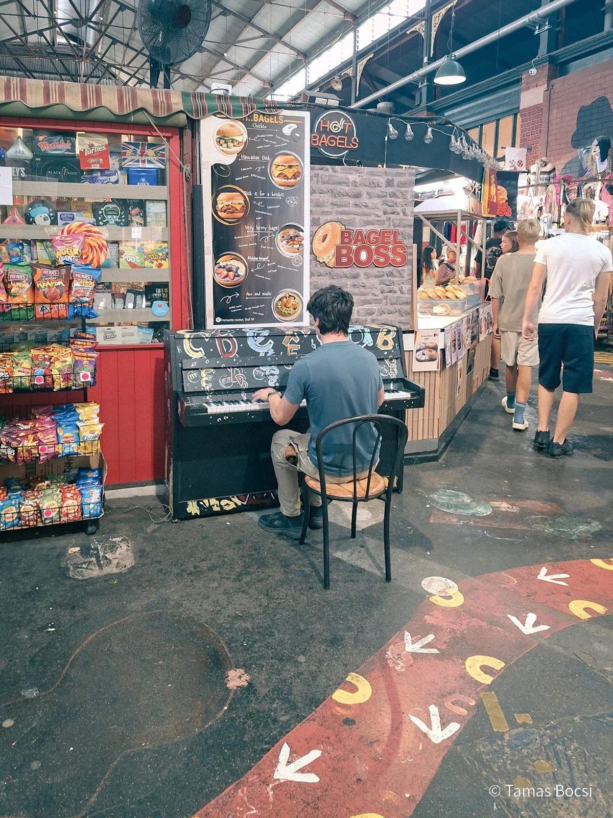 Live music in Fremantle Markets