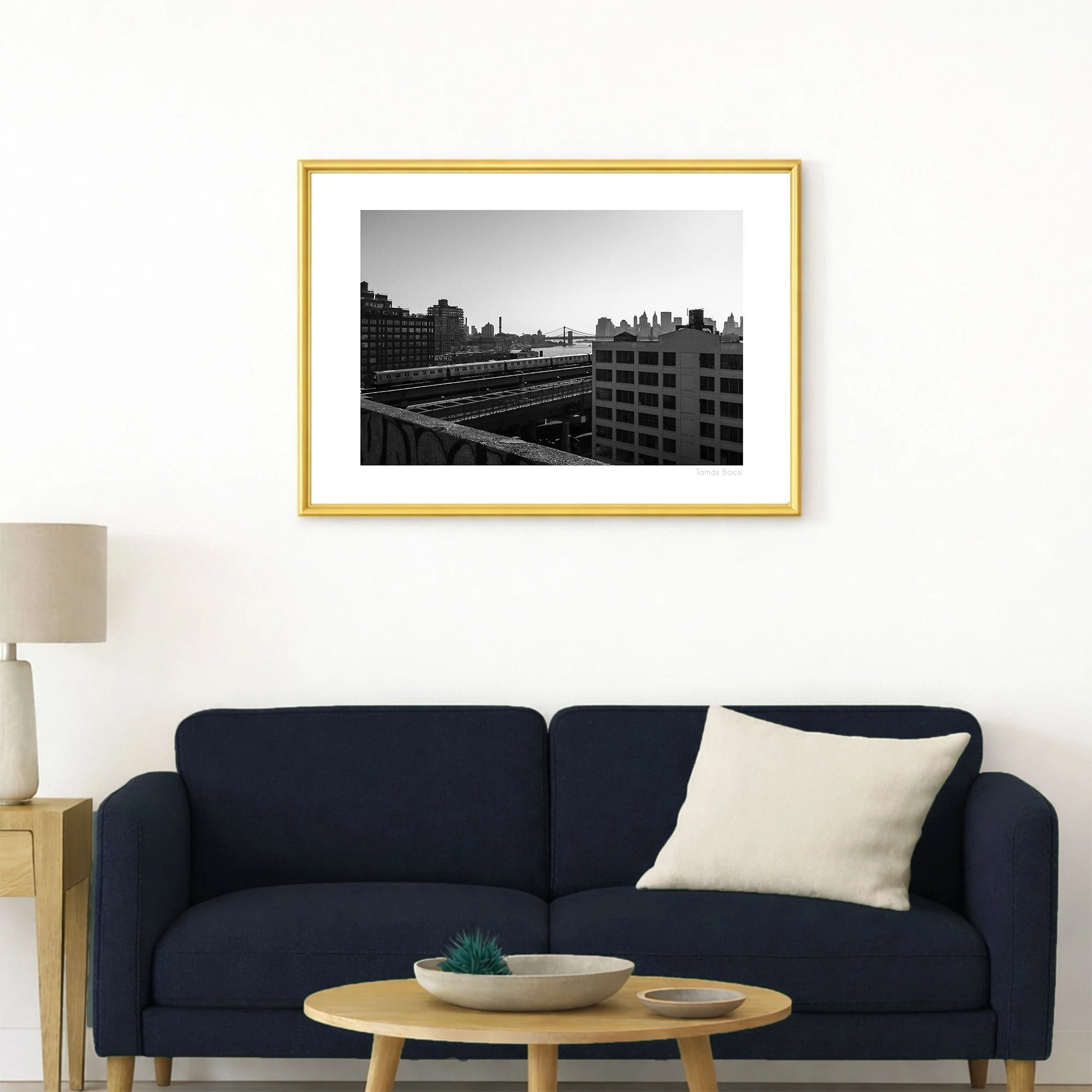 NYC - Subway Skyline - Living Room