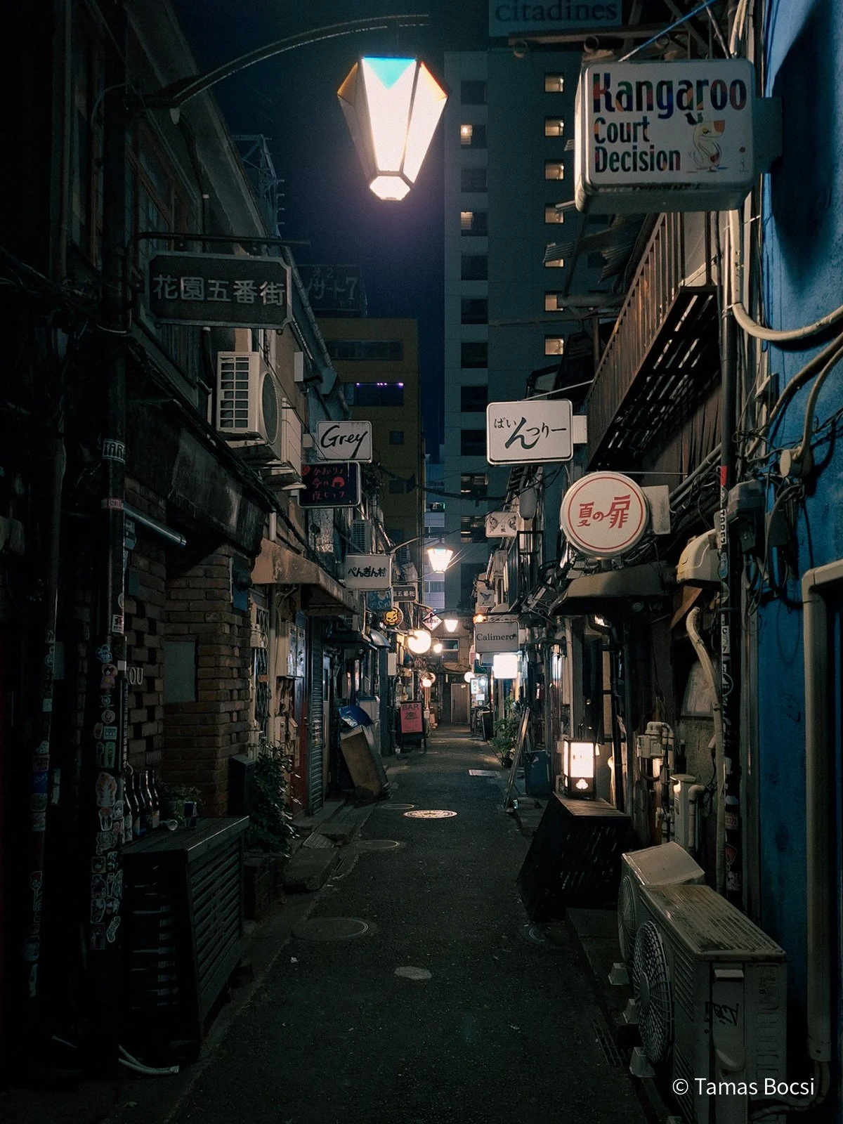 Golden Gai in Shinjuku - at night