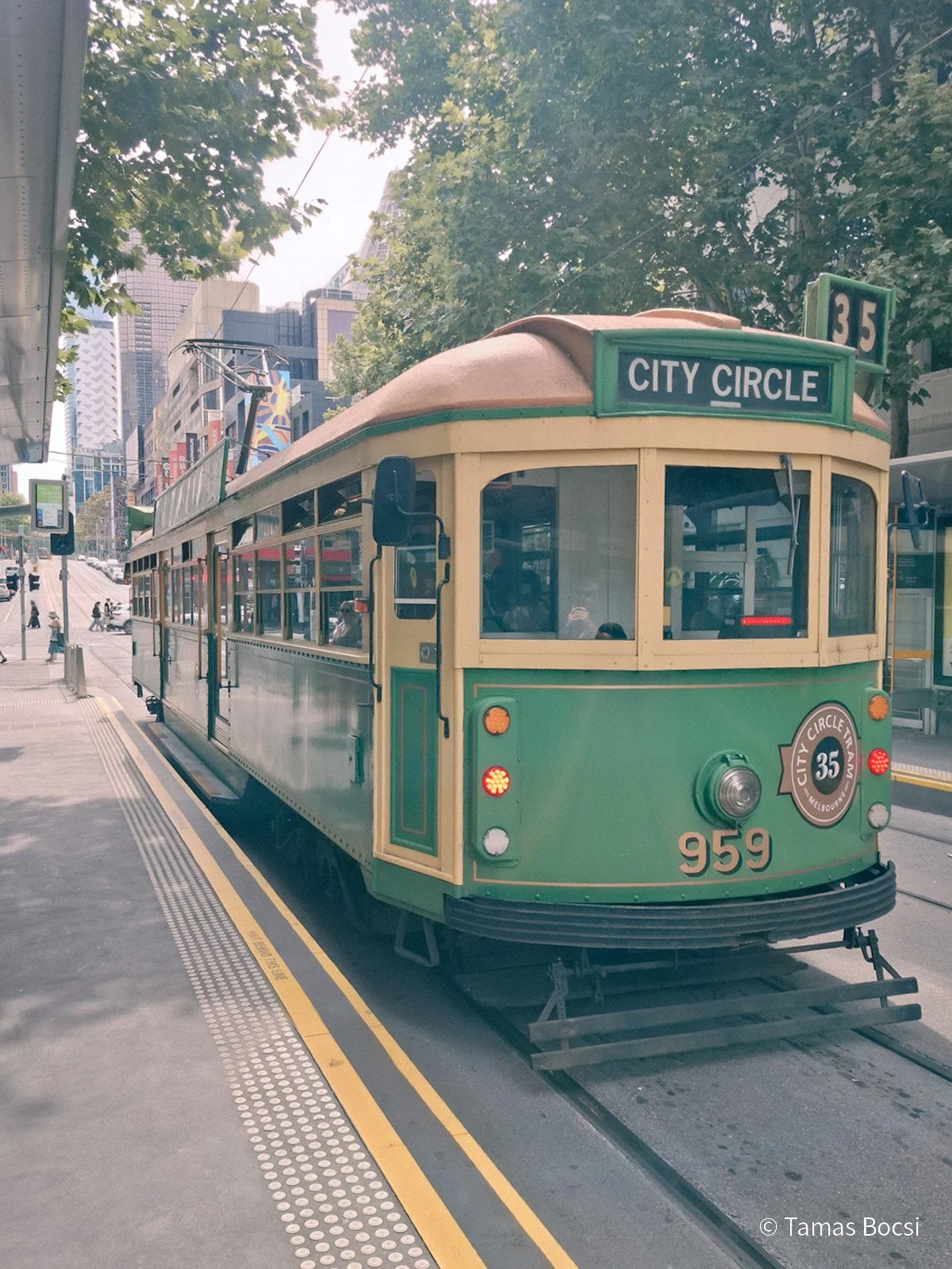 Historical tram in Melbourne