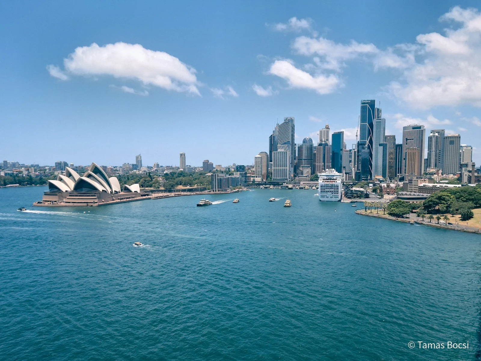 Circular Quay Wharf from Harbour Bridge