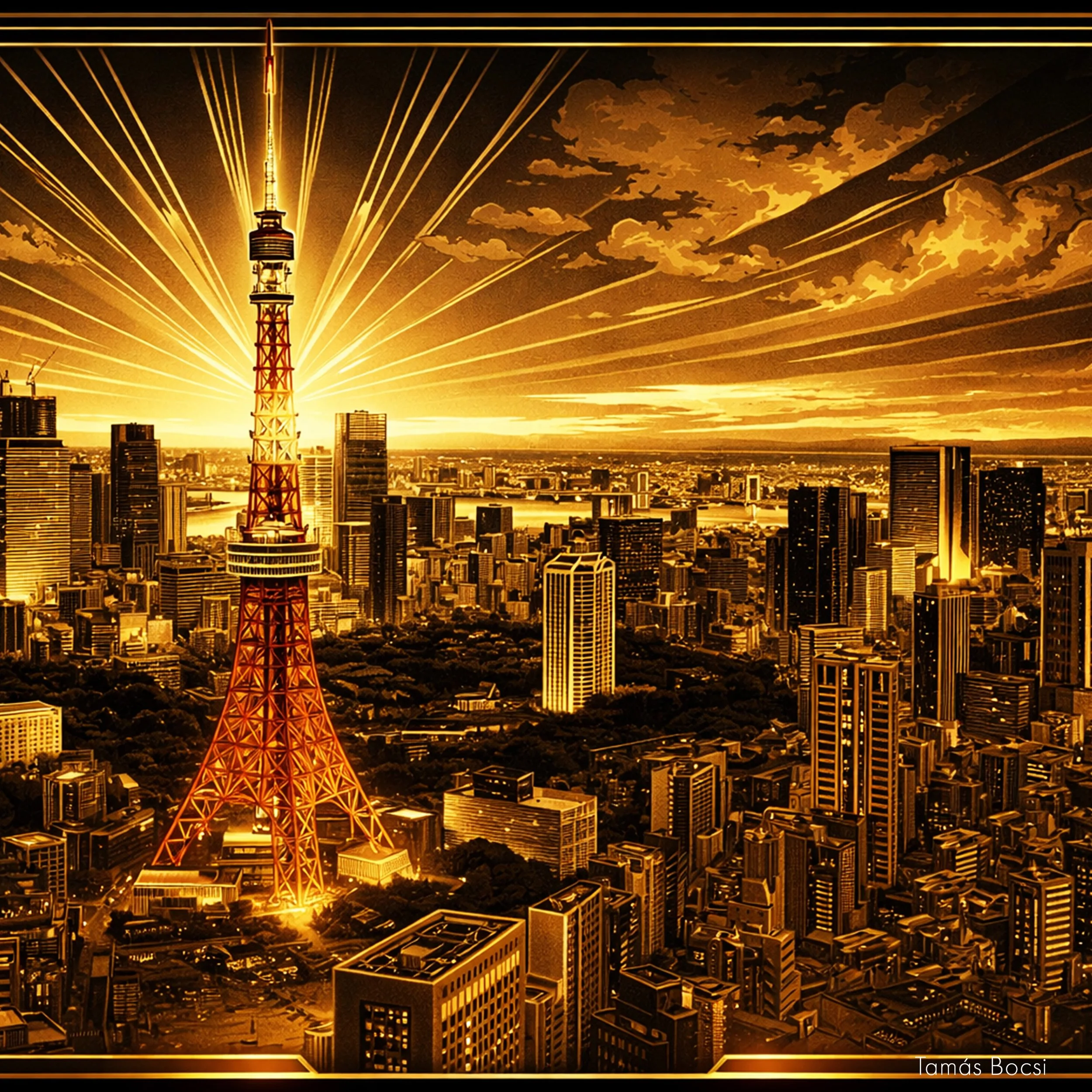 Tokyo Tower - Golden Radiance Edition - Closeup-detail.jpg