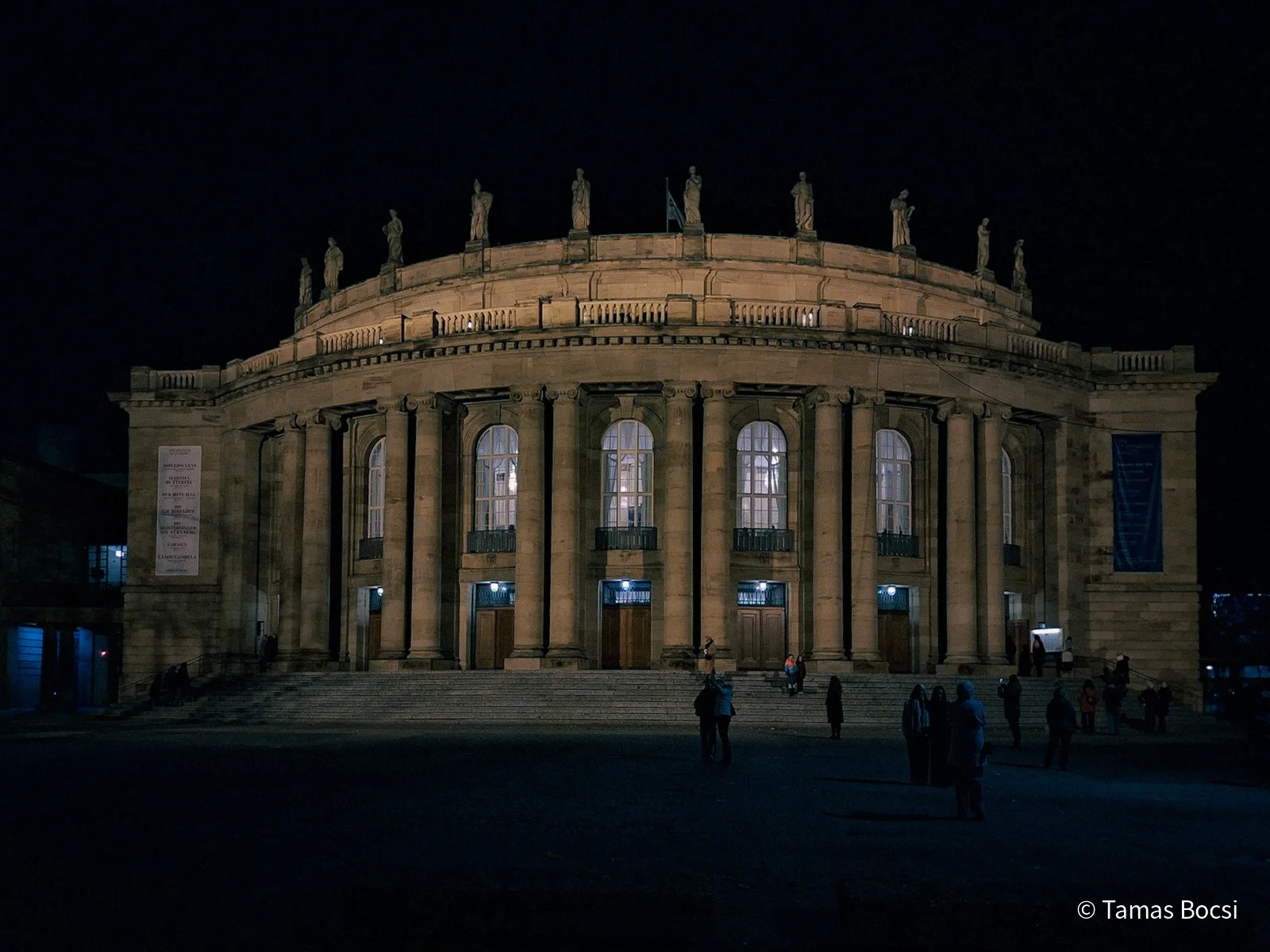 Opera Stuttgart - at night