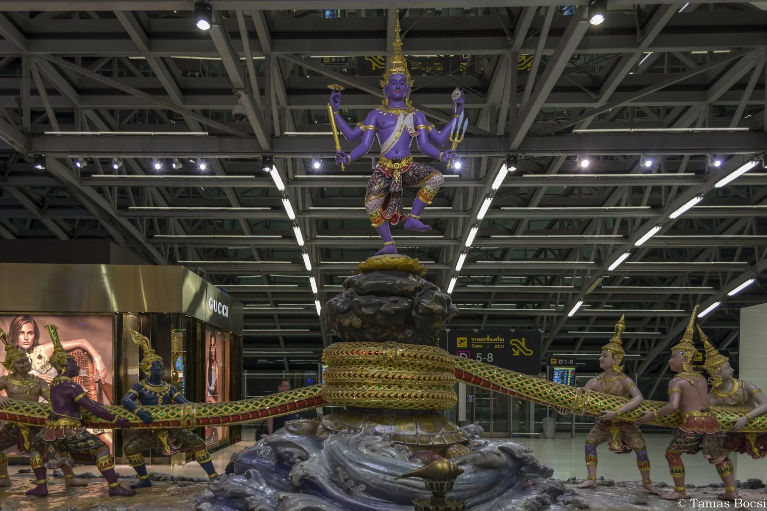 Statue in Bangkok Airport