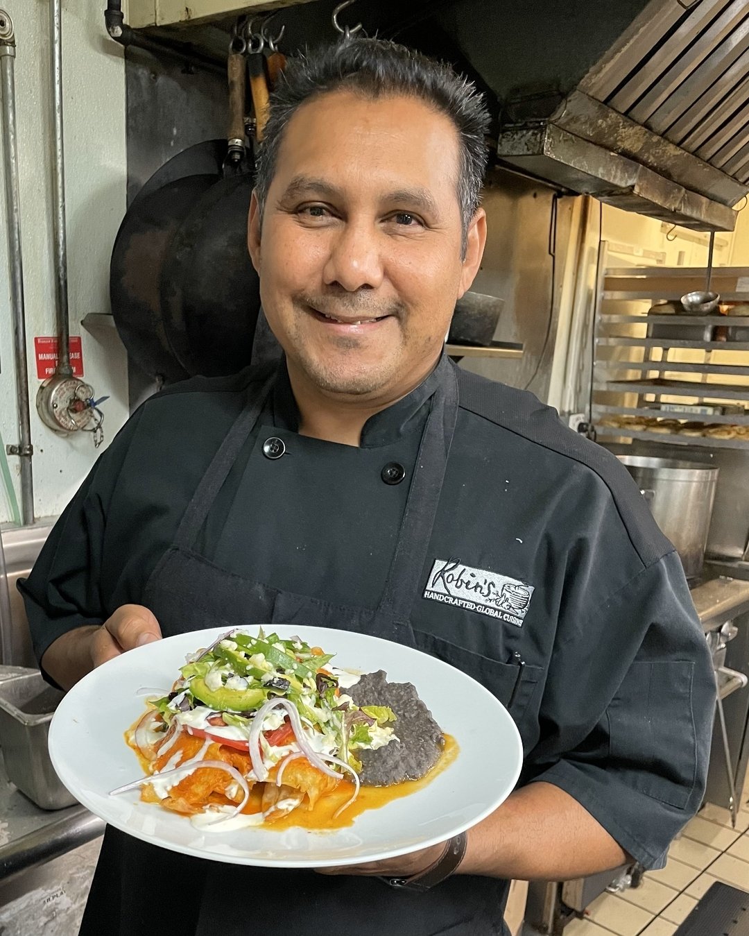 Oliver, our kitchen manager &amp; lead prep cook, has been with Robin&rsquo;s for 17 years. This guy cooks up some delicious staff meals! This year, we've asked him to make one of Shanny's favorites: pork chili verde with Spanish rice, beans &amp; to