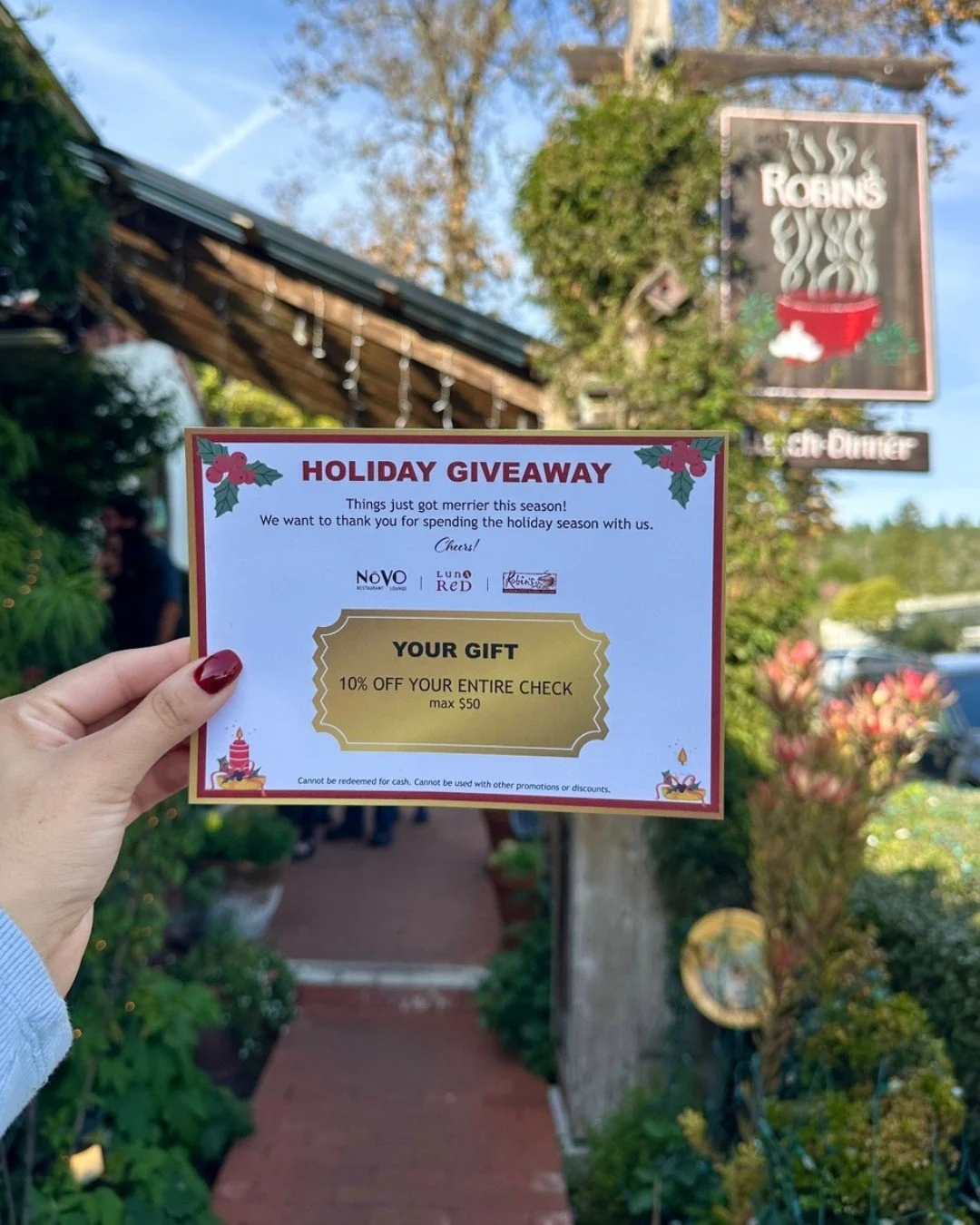 🚨 It&rsquo;s the final call for Red Envelope redemption - tomorrow is the last day! We hope you&rsquo;ll stop by, open your envelope, and celebrate with us if you haven't already. We'd like to extend a huge thank you to the wonderful guests who dine